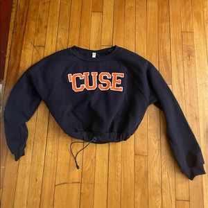 Cropped Syracuse Sweatshirt